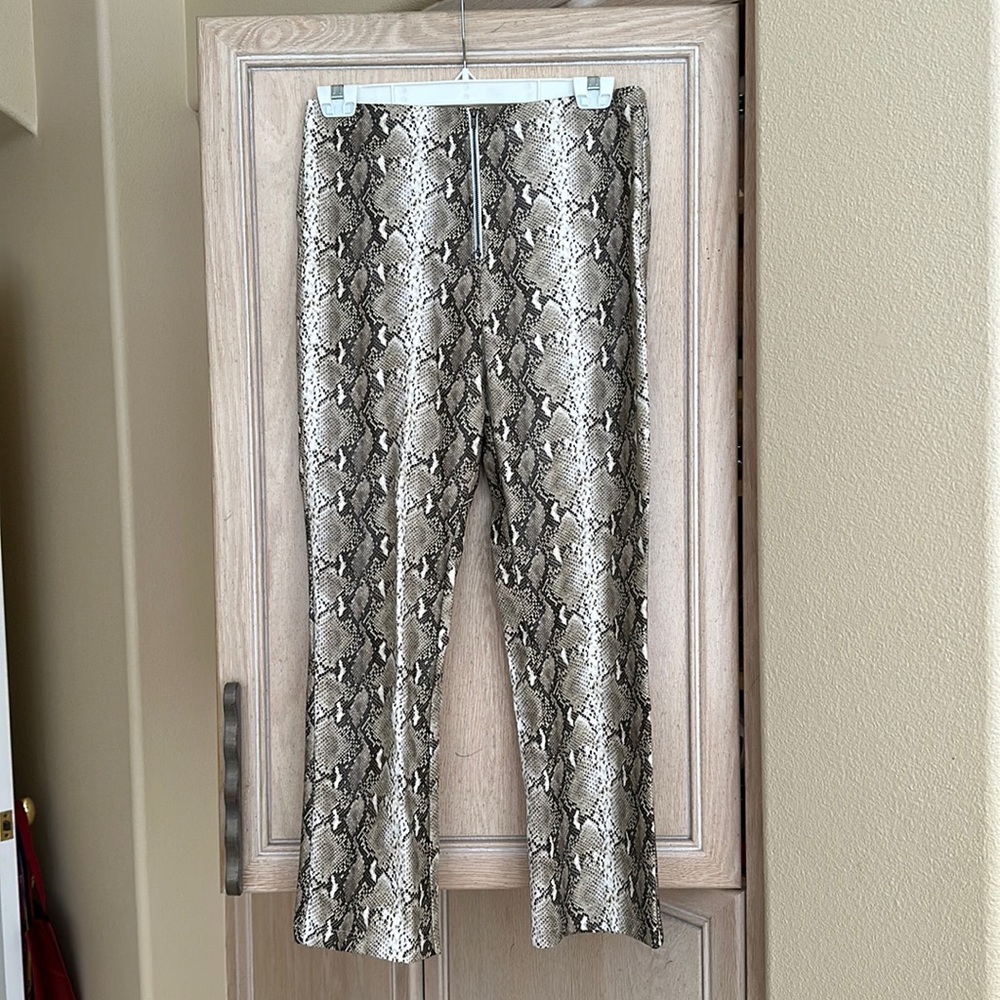 Wild Honey Pleather Snakeskin Pants